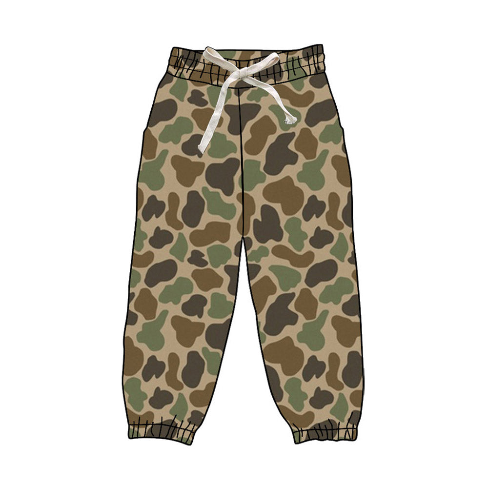 ( Moq 5 ) Preorder Baby Boys Toddler Camo Jogger Pants Bottoms Clothes