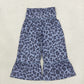 Sibling Baby Girls Adult Women Leopard Camo Print Ruffle Pants Yoga Active Bottoms Clothes RTS