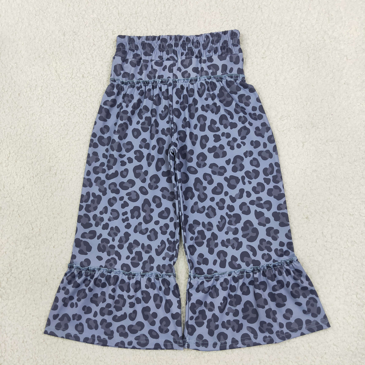 Sibling Baby Girls Adult Women Leopard Camo Print Ruffle Pants Yoga Active Bottoms Clothes RTS