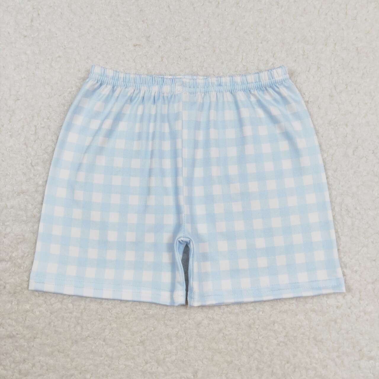 Baby Boy Blue Plaid Shorts