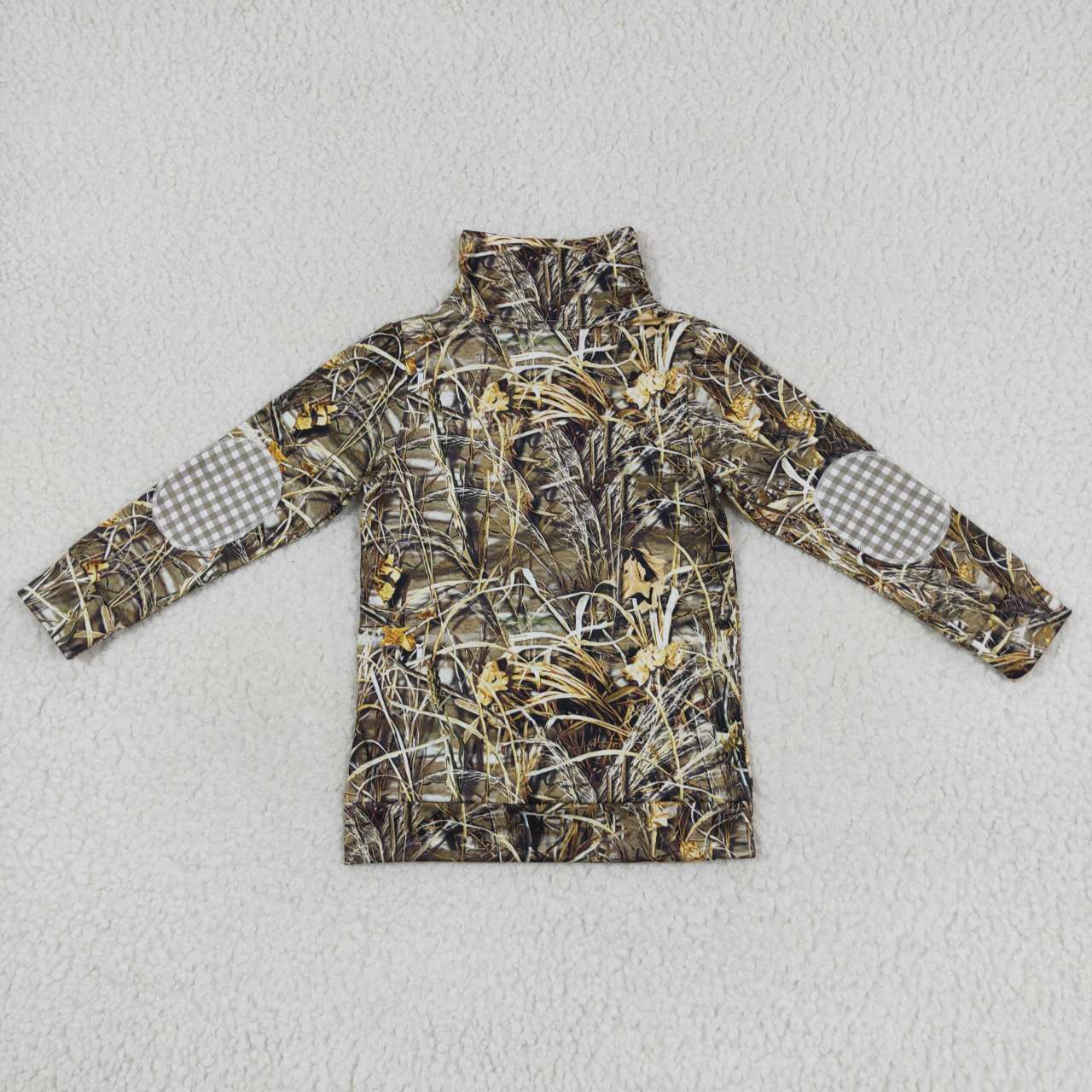 BT0332 Baby Boy Long Sleeves Camo Duck Hunting Shirt