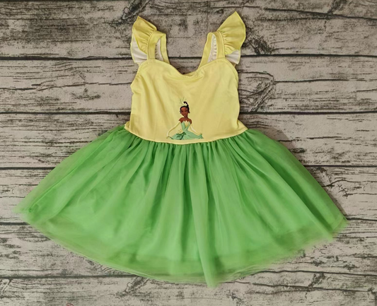 Baby Girl Princess Short Sleeves Tulle Dress Moq 5