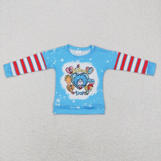 BT0412 Baby Boy Long Sleeves Dr Blue Shirt