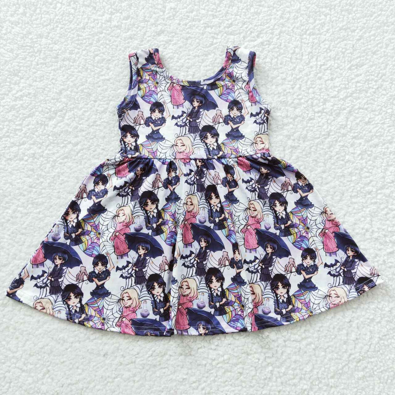 GSD0335 Baby Girl Sleeveless Tank Summer Movie Dress