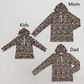 Sibling Baby Boys Adult Long Sleeves Camo Zipper Hoodie Pockets Pullovers Family RTS