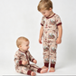 Sibling Baby Boys Kids Short Sleeves Deer turkey Romper Set Hunting Clothes RTS