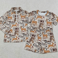 Sibling Baby Boys Kids Deer Shirts Shorts Set Hunting Clothes RTS