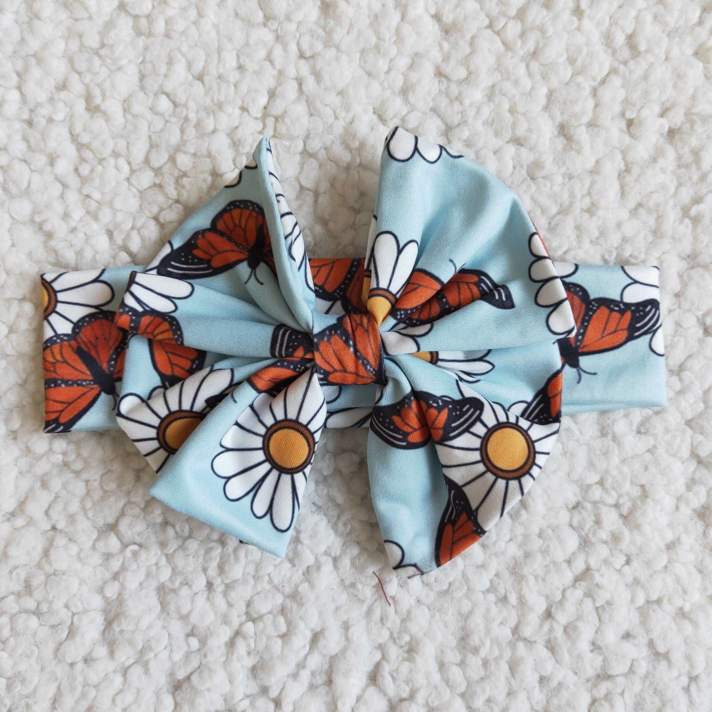 Promotion Baby Girl Short Sleeves Shirt Floral Butterflies Bell Pants Set