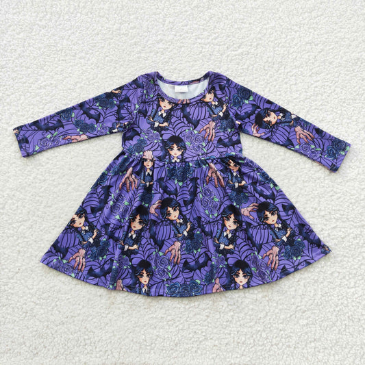 GLD0229 Baby Girl Long Sleeves Halloween Dress