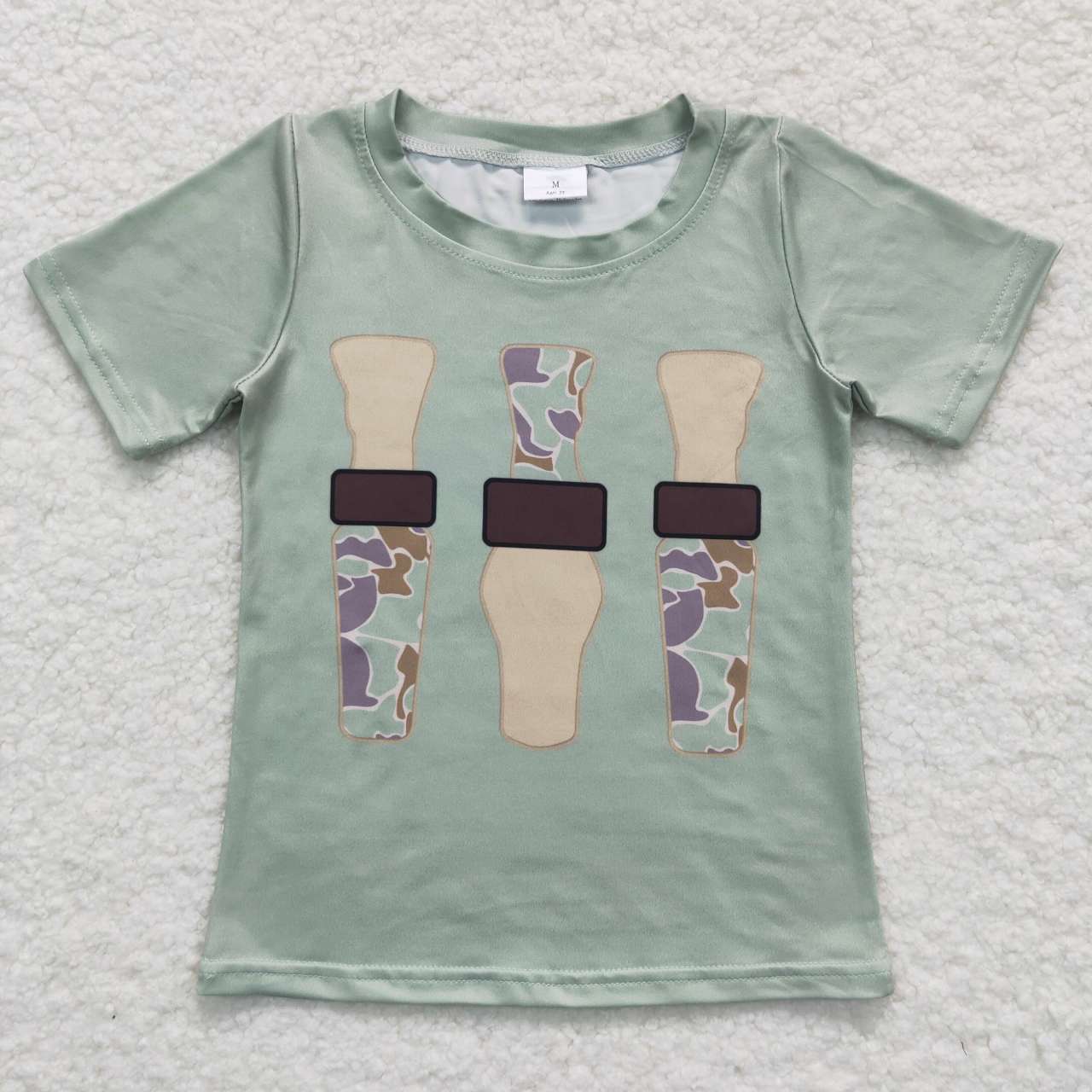 BT0374 Baby Boy Short Sleeves Camo Tops