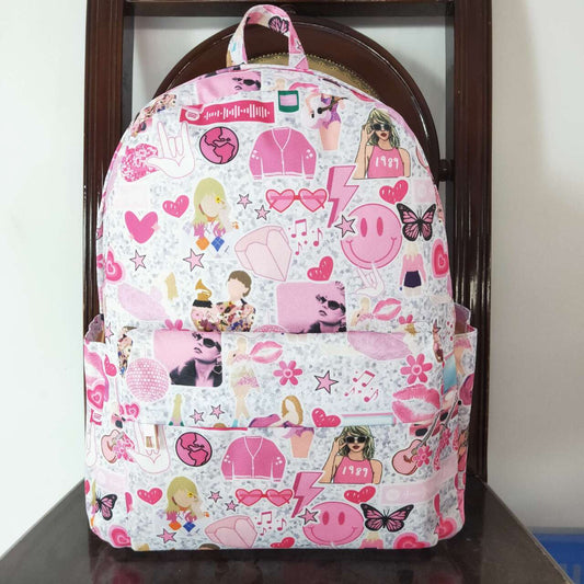 Baby Girl Singer Pink Backpack Bag