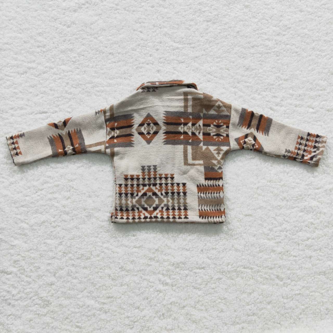 BT0279 Baby Kids Long Sleeves Western Aztec Cardigan Coat