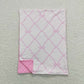 Baby Girl Pink Bow Blanket