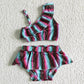 Baby Girl Western Print Ruffle Beach Wear Sibling Swimsuit RTS