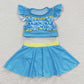 Baby Girl Short Sleeves Princess Sibling Beach Wear Swimsuit