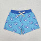 Baby Boy Summer Crabs Fishes Swimsuit Trunks Sibling Swimwear Clothes RTS
