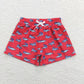 Baby Boy Summer Crabs Fishes Swimsuit Trunks Sibling Swimwear Clothes RTS