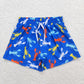 Baby Boy Toddler Crayfishes Swimsuit Trunks Summer Sibling Clothes RTS