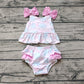 Pre-order Baby Girl Pink Sea Shell Ruffle One Piece Swimsuit