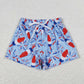 Baby Boy 4th Of July Stars Stripes Sibling Swimsuit Trunks RTS