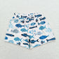 Baby Boy Summer Crabs Fishes Swimsuit Trunks Sibling Swimwear Clothes RTS