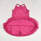 Baby Girl Sleeveless Yoga Active Wear Sibling Knee Length Dress RTS