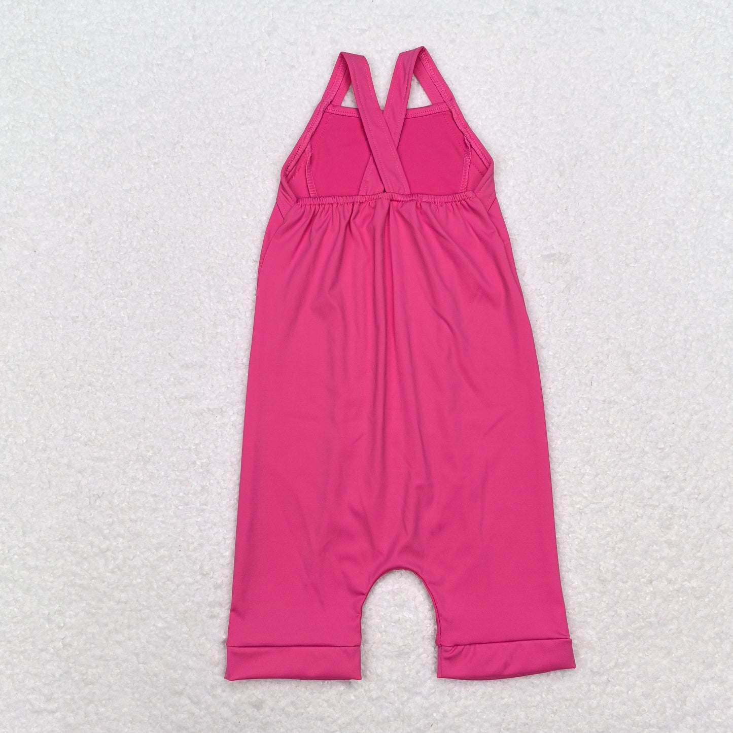 Baby Girl Sleeveless Active Wear Athletic Sibling Jumpsuit