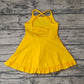 Baby Girl Yellow Yoga Sports With Shorts Dress