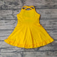 Baby Girl Yellow Yoga Sports With Shorts Dress