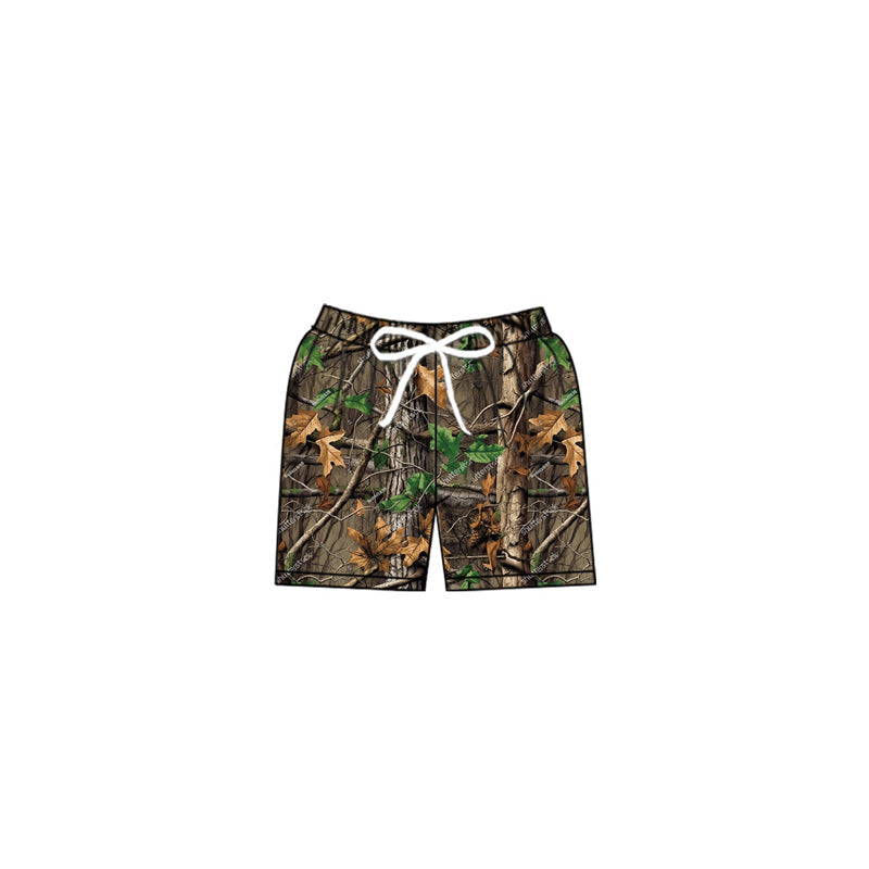 Pre-order Baby Boy Toddler Swim Trunks Camo Shorts