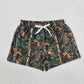 Baby Boy Summer Western Cactus Cows Trunks Sibling Swimsuit RTS