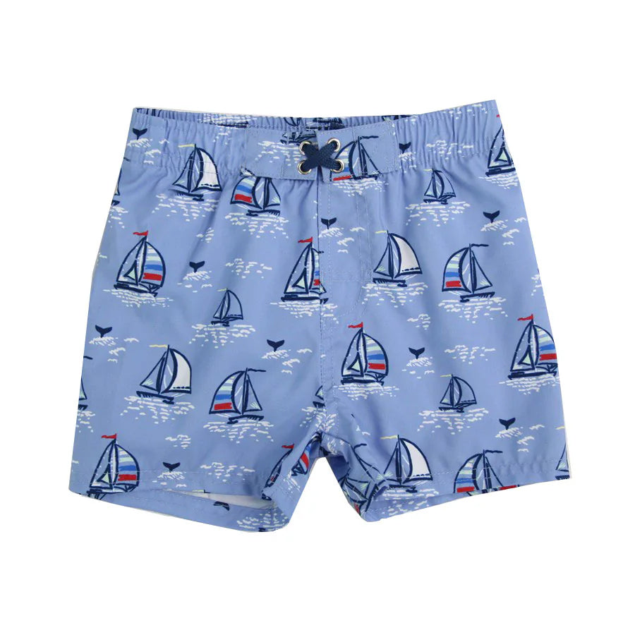 Preorder Baby Boy Boats Swimming Trunks Swimwear Shorts（ Moq 5 ）