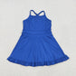 Baby Girl Toddler Sleeveless Yoga Active Sibling Knee Length Dress RTS