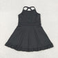 Baby Girl Toddler Sleeveless Yoga Active Sibling Knee Length Dress RTS