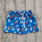 Boys Kids Toddler Sharks Pockets Swim Trunks Shorts Swimwear RTS