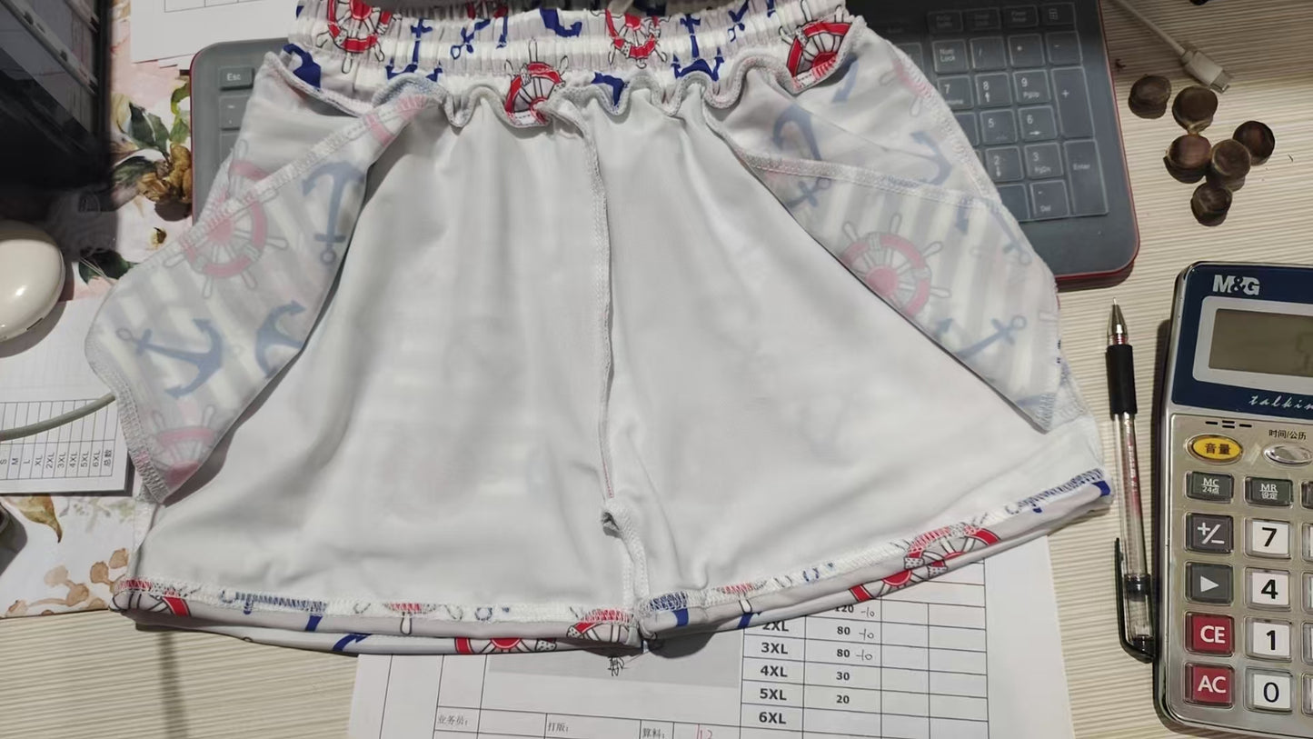 Baby Boys Kids Toddler Starfish Swim Trunks Shorts Pockets Swimwear RTS