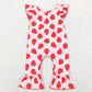 Sibling Baby Girls Kids Strawberry Flower Rompers Dress Sets Clothes RTS