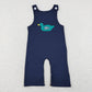 Baby Boy Embroidery Ducks Sibling Hunting Romper RTS