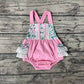 Pre-order Baby Girl Floral Lace Bubble Summer One Piece Romper