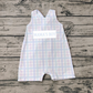 Pre-order Baby Kids Mama's Boy Plaid Summer One Piece Romper