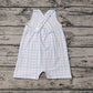 Pre-order Baby Kids Mama's Boy Plaid Summer One Piece Romper