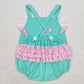 Baby Boy Girl Toddler Embroidery Golf Sibling Set Romper Clothes RTS