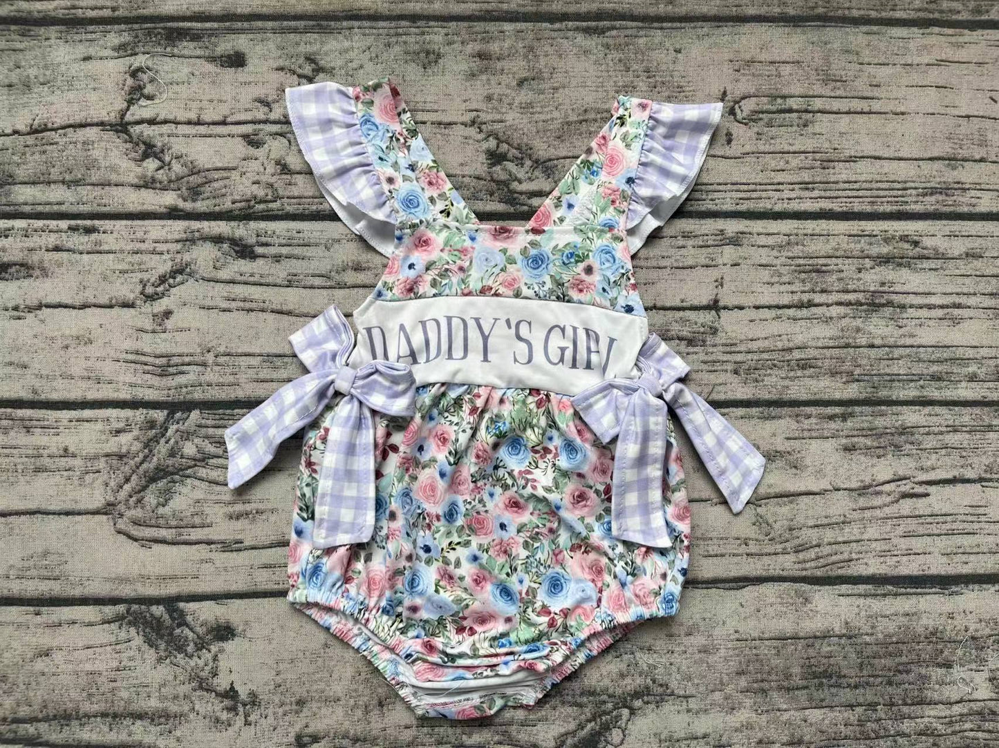 Pre-order Daddy's Girl Floral One Piece Romper