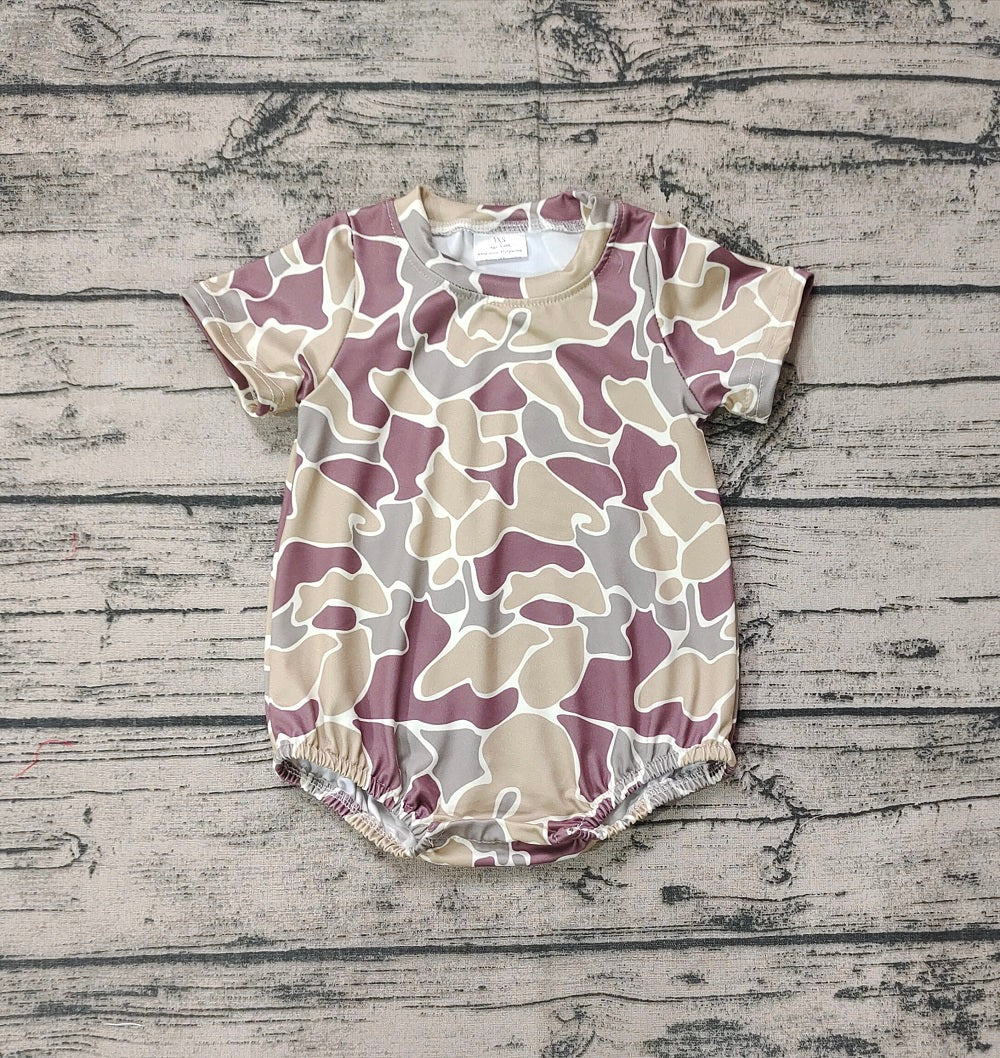 Pre-order Baby Boy Camo Short Sleeves One Piece Romper