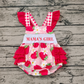 Pre-order Baby Kids Mama's Girl Strawberry Floral One Piece Romper