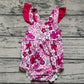 Baby Girl Flower Bubble Summer One Piece Romper