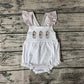 Pre-order Baby Girl Sea Horse Bubble One Piece Summer Romper