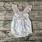 Pre-order Baby Girl Sea Horse Bubble One Piece Summer Romper