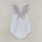 Baby Kids Boy Girl Embroidery Sea Horse Sibling Romper Clothes Set Outfit RTS