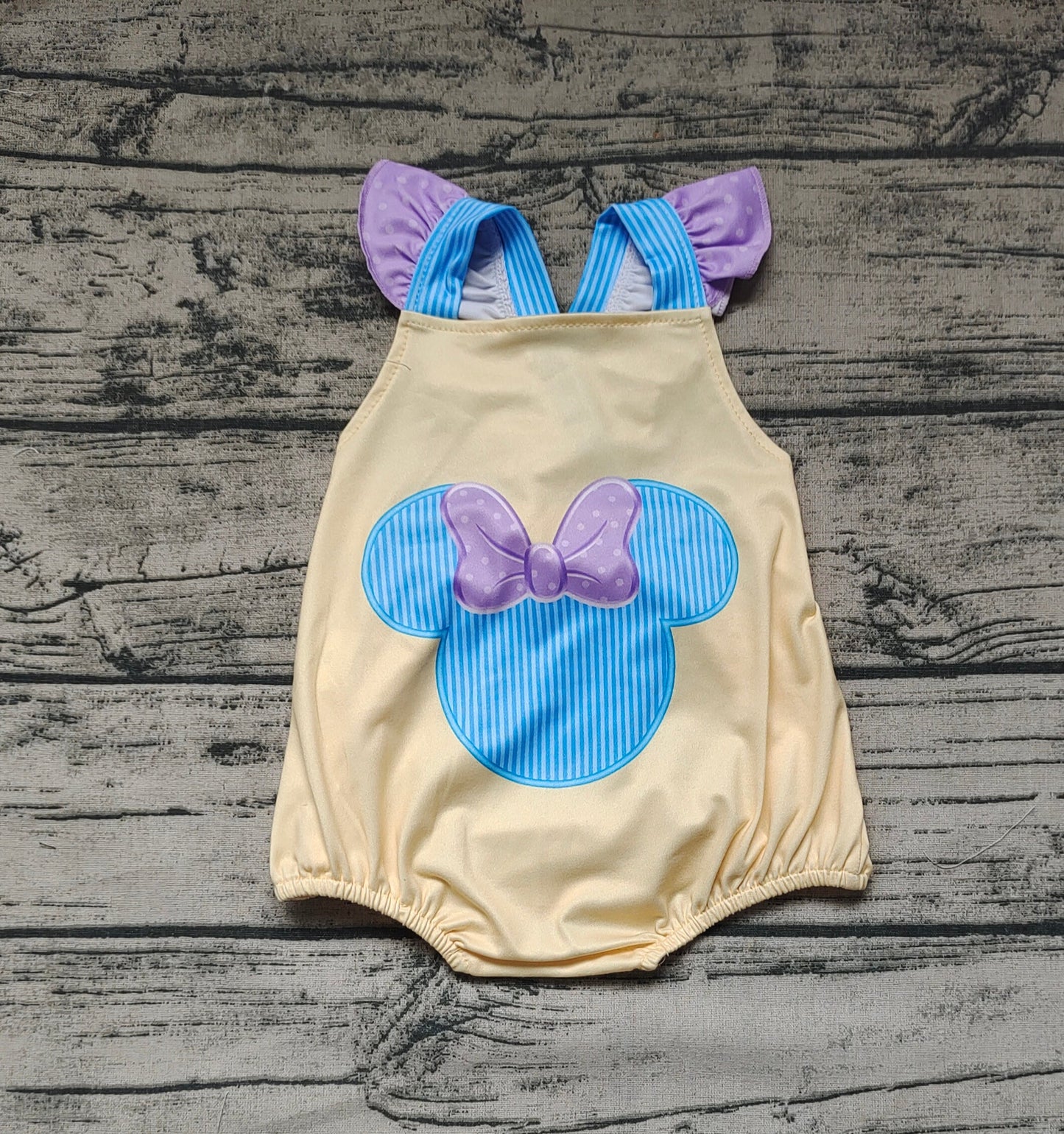 Baby Girl Mouse Bubble One Piece Romper